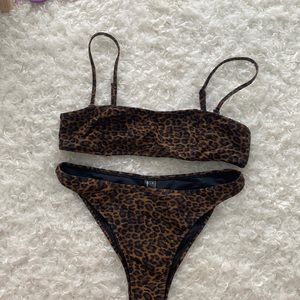 Kendall and Kylie Leopard Bikini